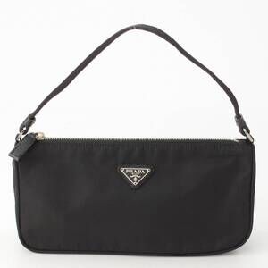 Prada Accessory Pouch Handbag Black